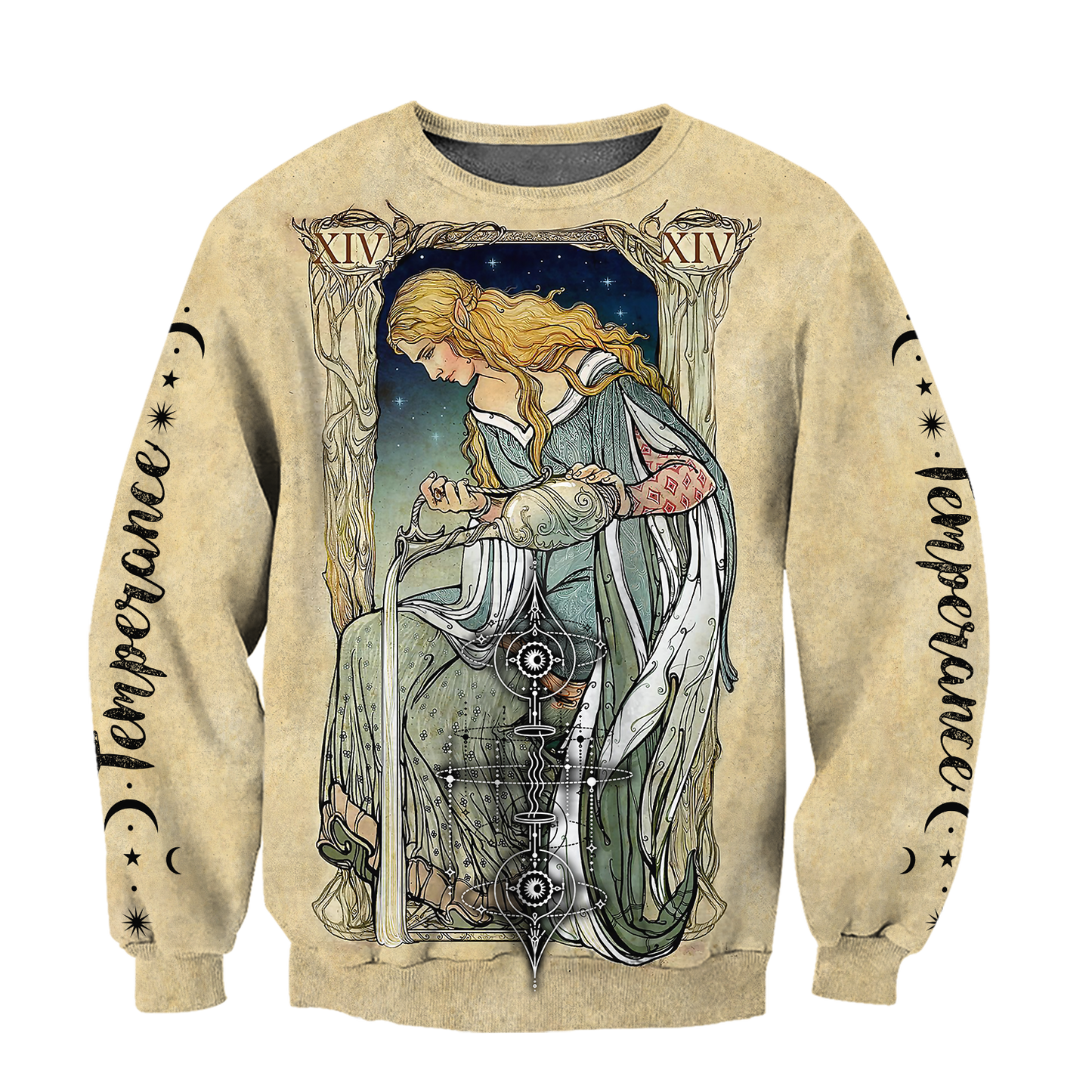 Tarot Cards Temperance 3D All Over Printed Shirts For Men and Women AM150604-Apparel-TT-Sweatshirts-S-Vibe Cosy™
