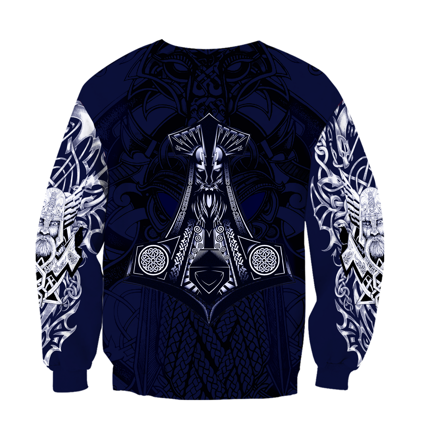 Odin Viking Tattoo Style-Apparel-HP Arts-Hoodie-S-Vibe Cosy™
