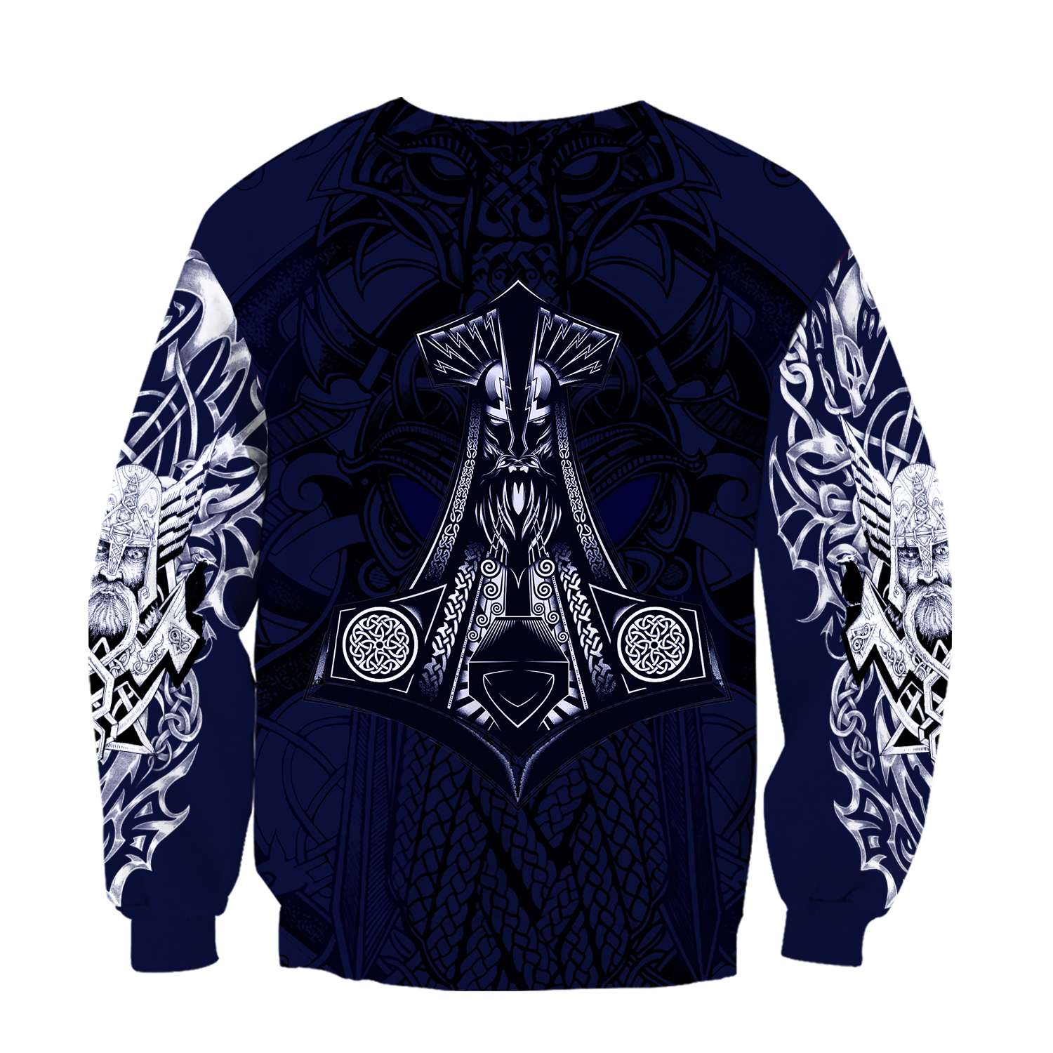 Odin Viking Tattoo Style-Apparel-HP Arts-Hoodie-S-Vibe Cosy™
