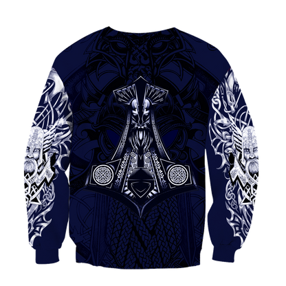 Odin Viking Tattoo Style-Apparel-HP Arts-Hoodie-S-Vibe Cosy™