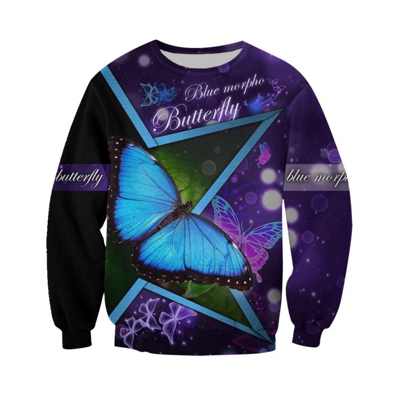 Beautiful Butterfly 3D All Over Printed Shirts for Men and Women TT0090-Apparel-TT-Sweatshirt-S-Vibe Cosy™
