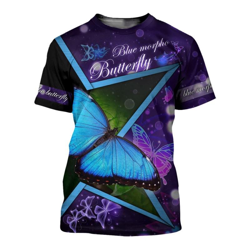 Beautiful Butterfly 3D All Over Printed Shirts for Men and Women TT0090-Apparel-TT-T-Shirt-S-Vibe Cosy™