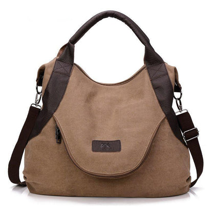 Women's Large Pocket Messenger Handbag-Shoulder Bags-6teenth-Blue-(30cm<Max Length<50cm)-Vibe Cosy™