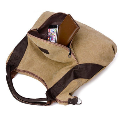 Women's Large Pocket Messenger Handbag-Shoulder Bags-6teenth-Blue-(30cm<Max Length<50cm)-Vibe Cosy™