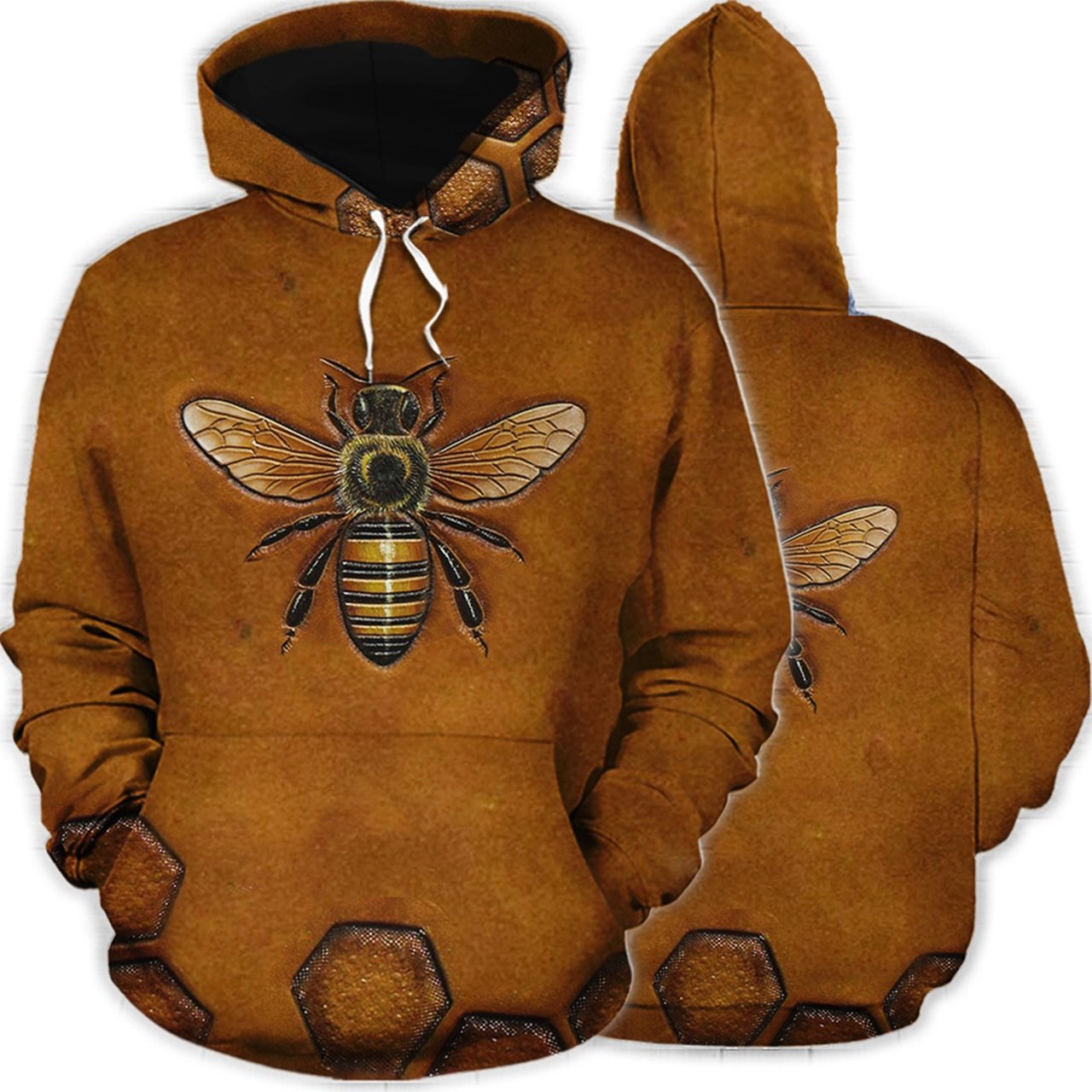 Bee 3d hoodie shirt for men and women HG41309-Apparel-HG-Hoodie-S-Vibe Cosy™