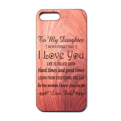 DAUGHTER DAD - BE THE WOMAN - PHONE CASE-phonecase-Ocean Gadget™-iPhone 7plus-Vibe Cosy™