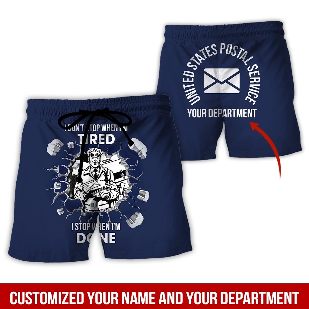Personalized Name Postal Worker 3D All Over Printed Unisex Shirts