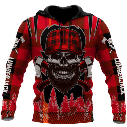Lumberjack All Over Printed Hoodie For Men MEI