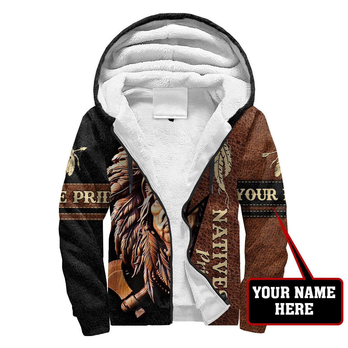 Customize Name Native American 3D All Over Printed Unisex Shirt