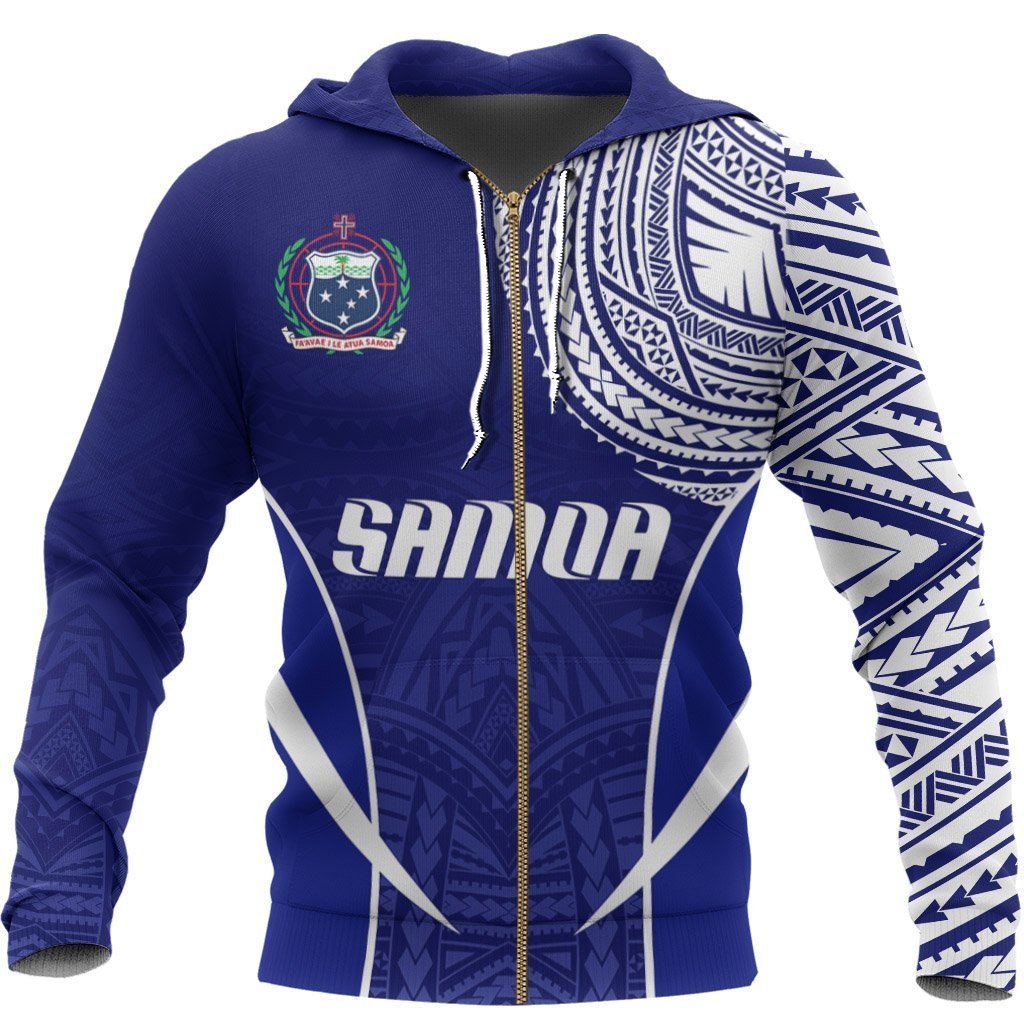 Samoa Active Special Hoodie PL-Apparel-PL8386-Zipped Hoodie-S-Vibe Cosy™