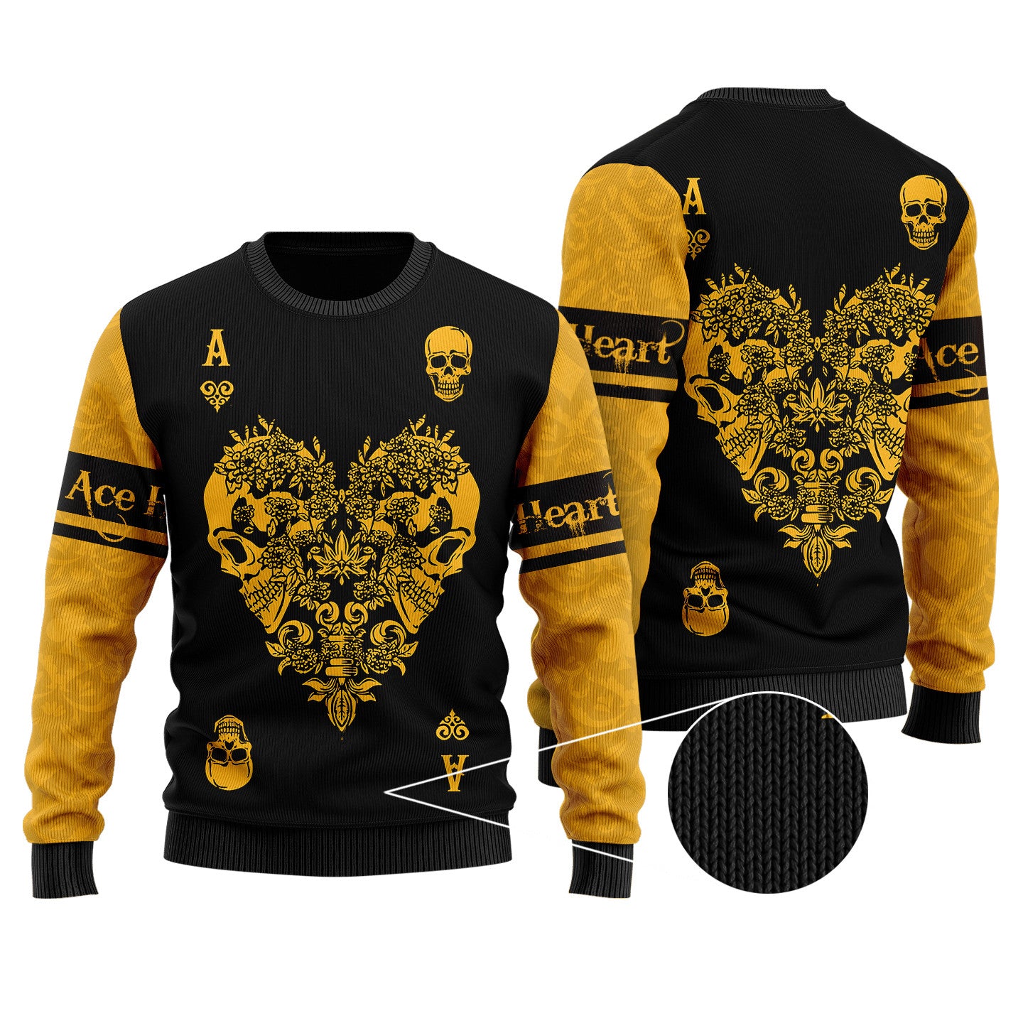 Ace Heart 3D All Over Printed Unisex Shirts
