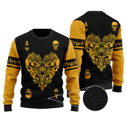 Ace Heart 3D All Over Printed Unisex Shirts