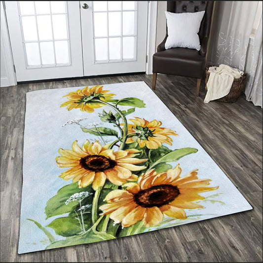 Sunflower Lover Rug DQB07272004-TQH-Rug-TQH-S (3'x5')-Vibe Cosy™