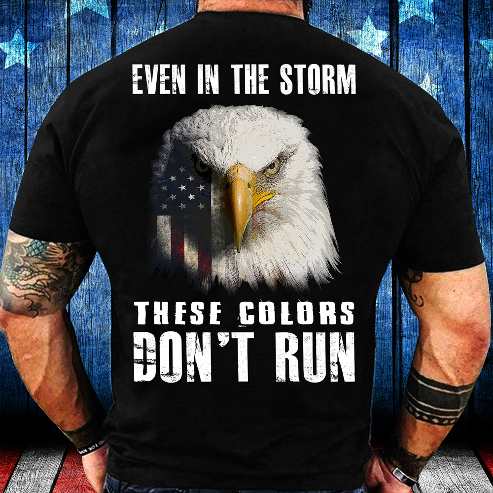 Vibecosy Even In The Storm These Colors Don't Run T-Shirt
