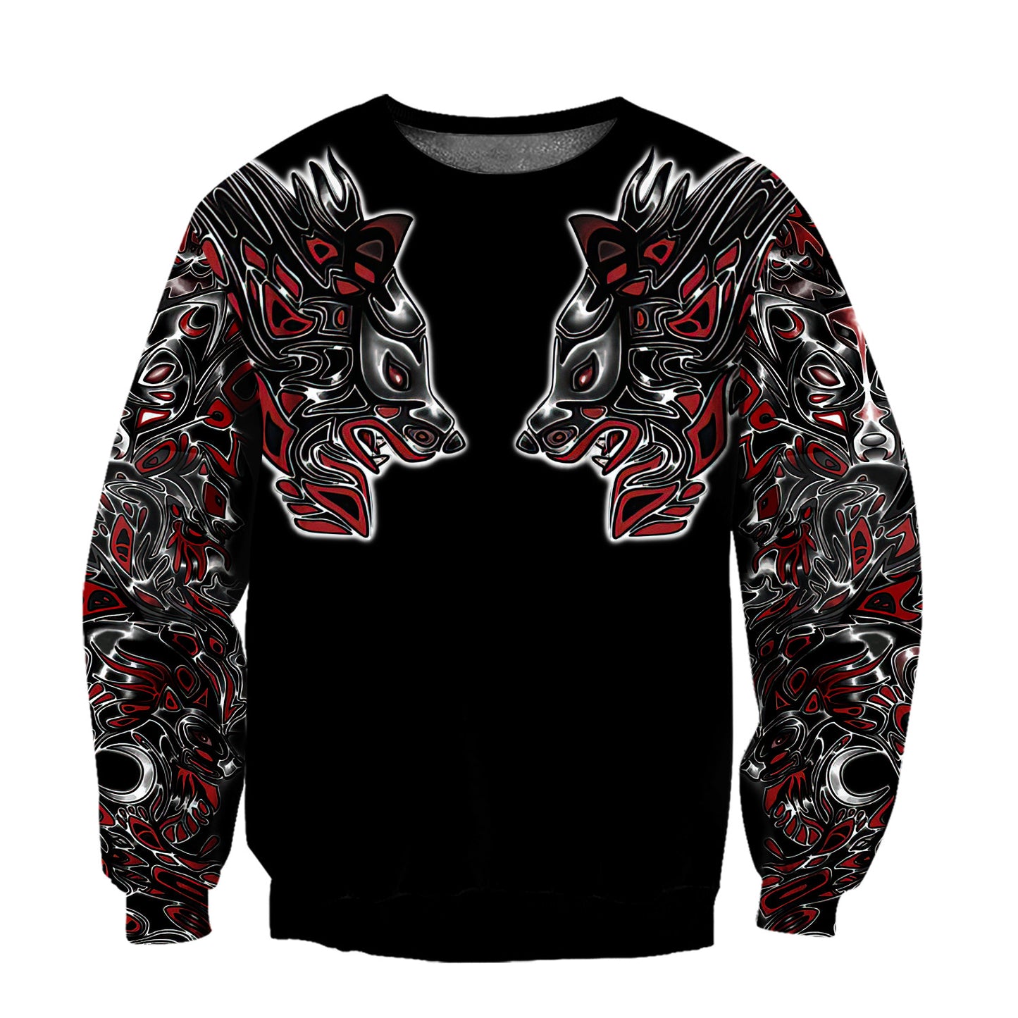 Wolf Tattoo 3D All Over Printed Unisex Shirts No 02