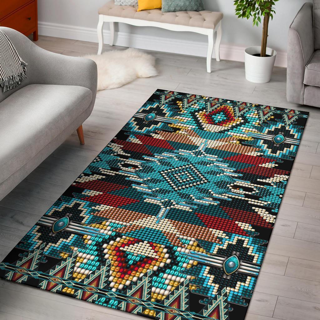 Native American 3D All Over Printed Rug