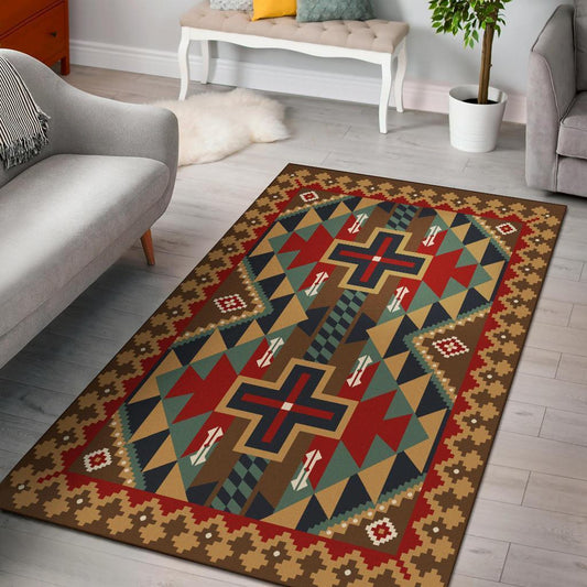 Native American 3D All Over Printed Rug