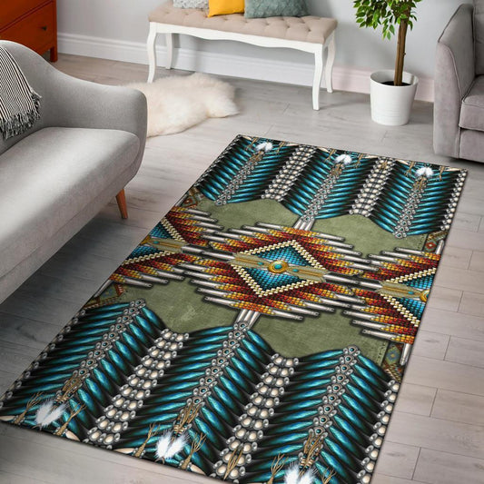 Native American 3D All Over Printed Rug