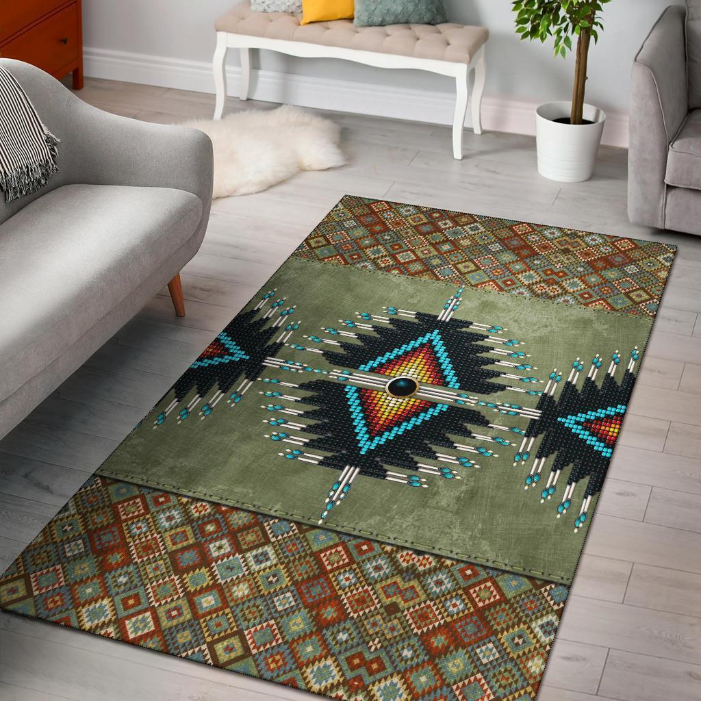 Native American 3D All Over Printed Rug