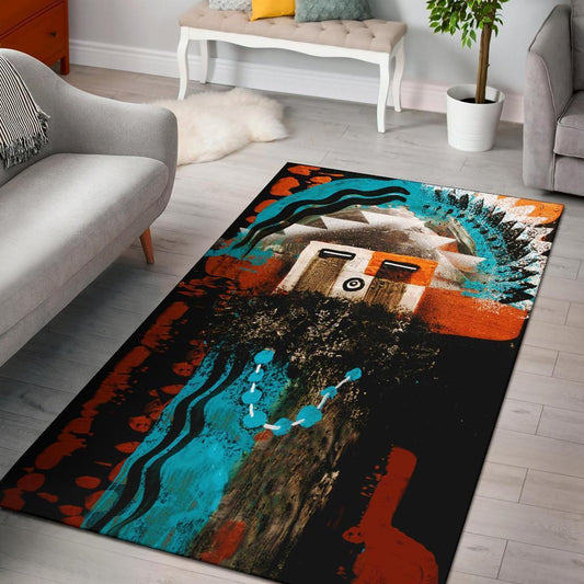 Native American 3D All Over Printed Rug