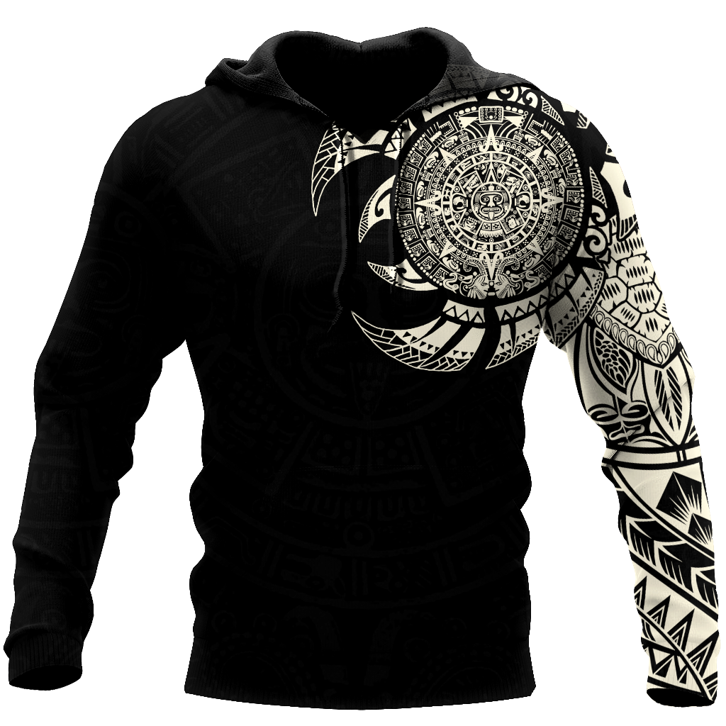 Aztec Mayan Tatoo 3D All Over Printed Shirts For Men and Women DQB07092001-Apparel-TA-Hoodie-S-Vibe Cosy™