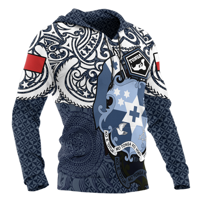 Tonga in My Heart Polynesian Tattoo Style 3D Printed Shirts TT0028-Apparel-TT-Hoodie-S-Vibe Cosy™