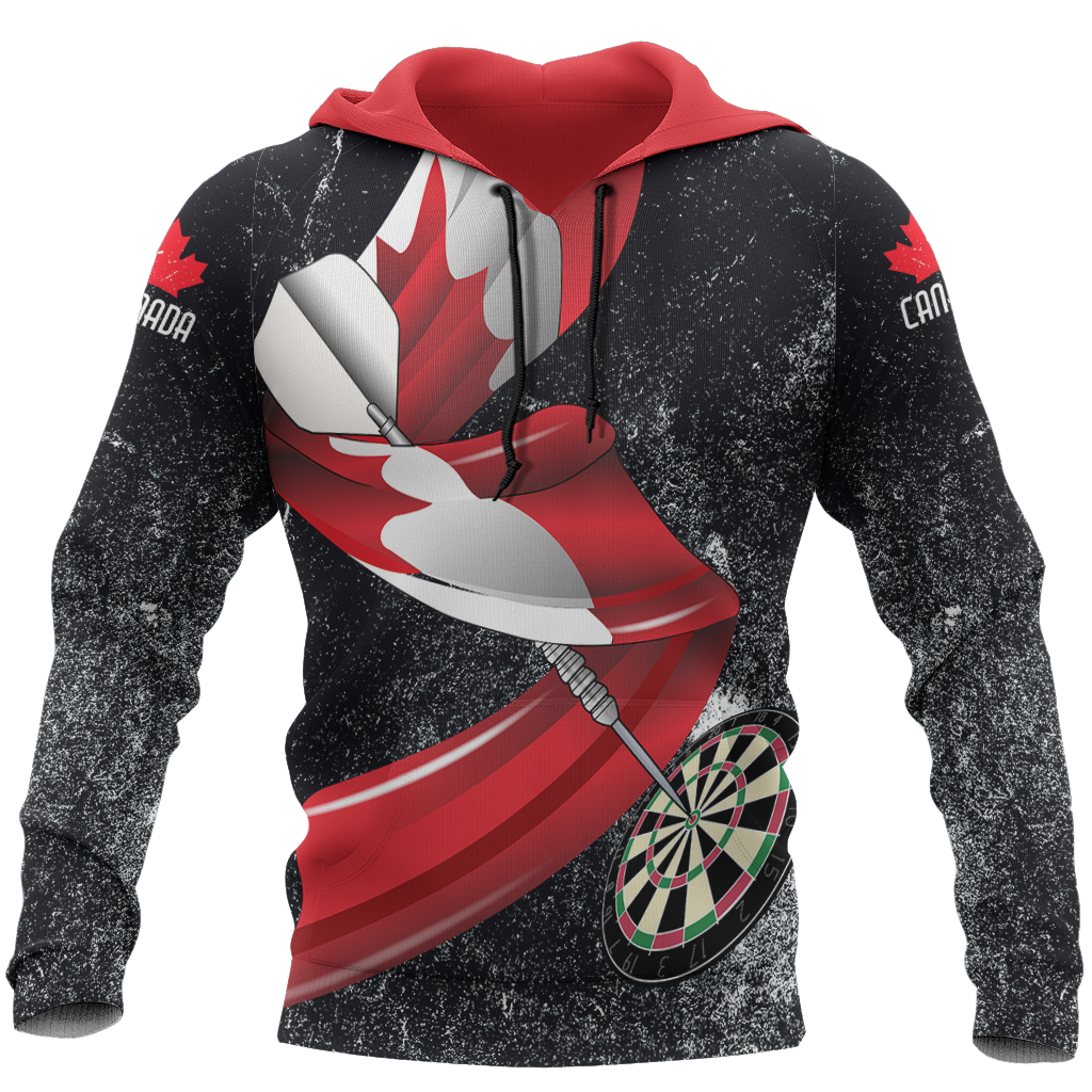 Canada Darts Pullover Hoodie PL-Apparel-PL8386-Hoodie-S-Vibe Cosy™