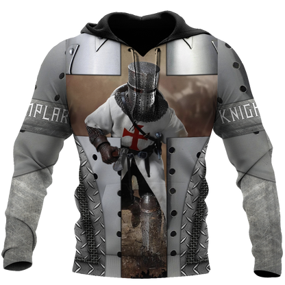 Premium Iron Pattern Knight Templar All Over Printed Shirts For Men And Women MEI
