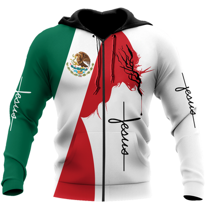 Mexico Jesus 3D All Over Printed Unisex Hoodie