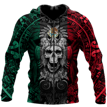Mexican Aztec Warrior 3D All Over Printed Shirts For Men and Women QB07012004