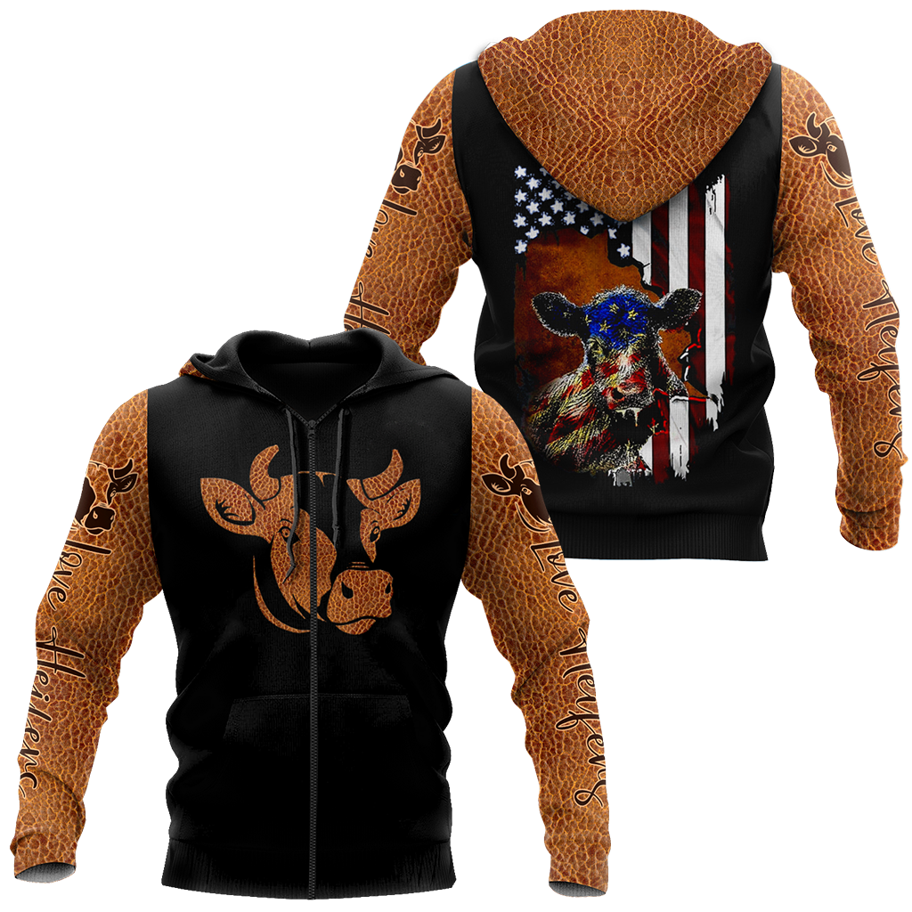 Cow 3D hoodie shirt for men and women TNA10212002