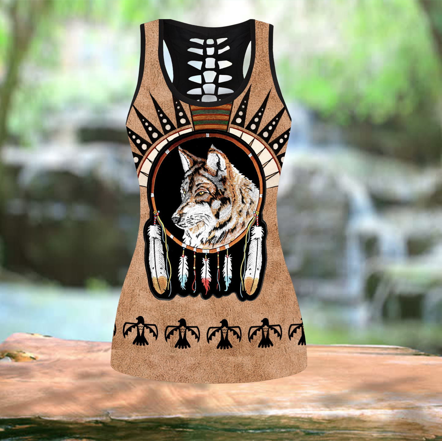 Tattoos legging + hollow tank combo MP05092008S