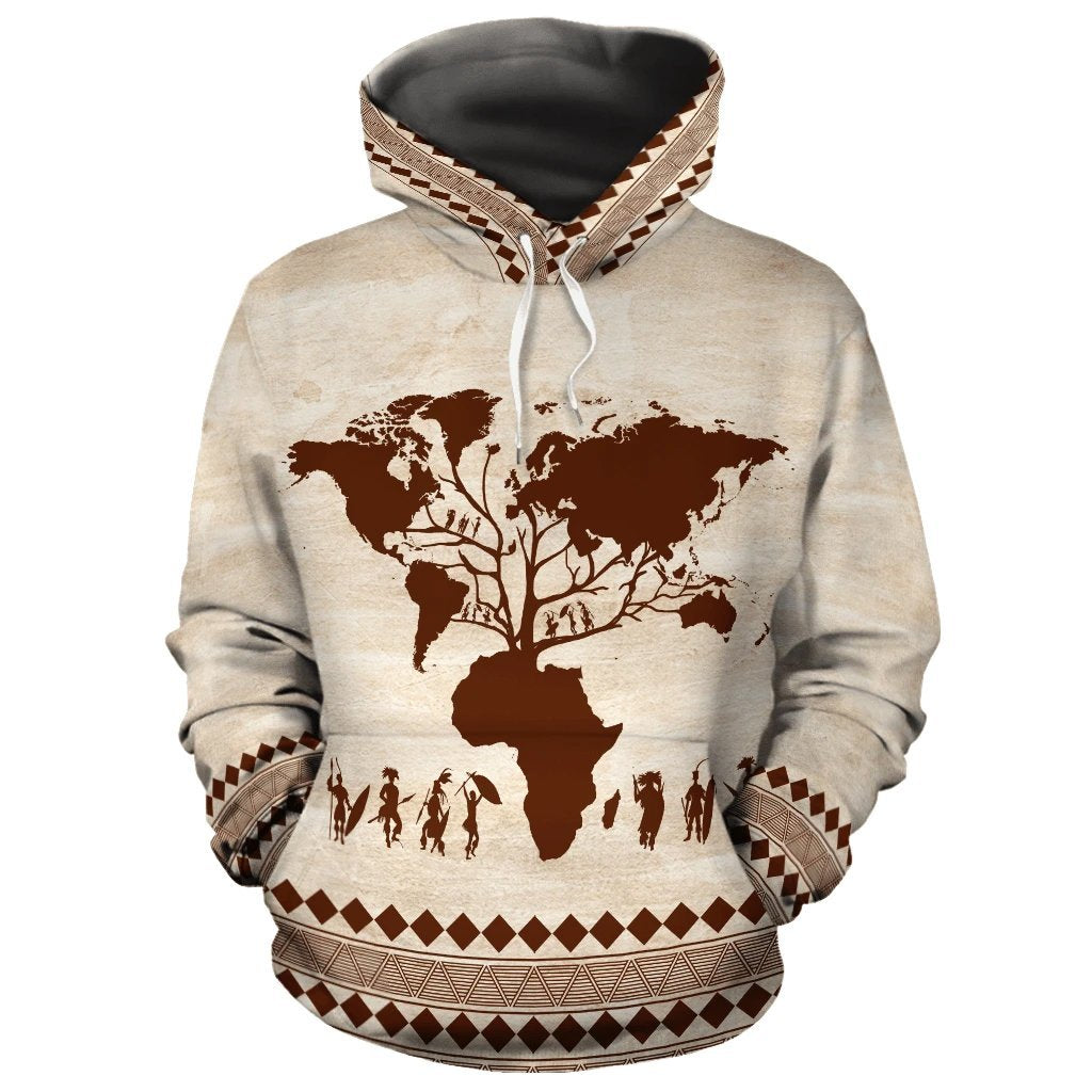 African Hoodie - Root Africa Hoodie-ALL OVER PRINT HOODIES (A)-HPArt-Men-S-Black-Vibe Cosy™