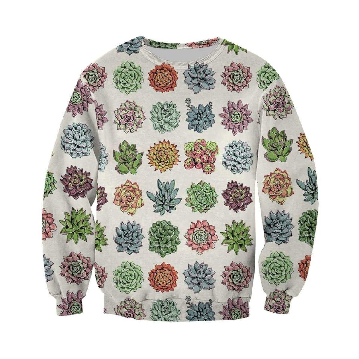 3D All Over Printed stone flower tree Shirts-Apparel-NTH-Sweatshirt-S-Vibe Cosy™