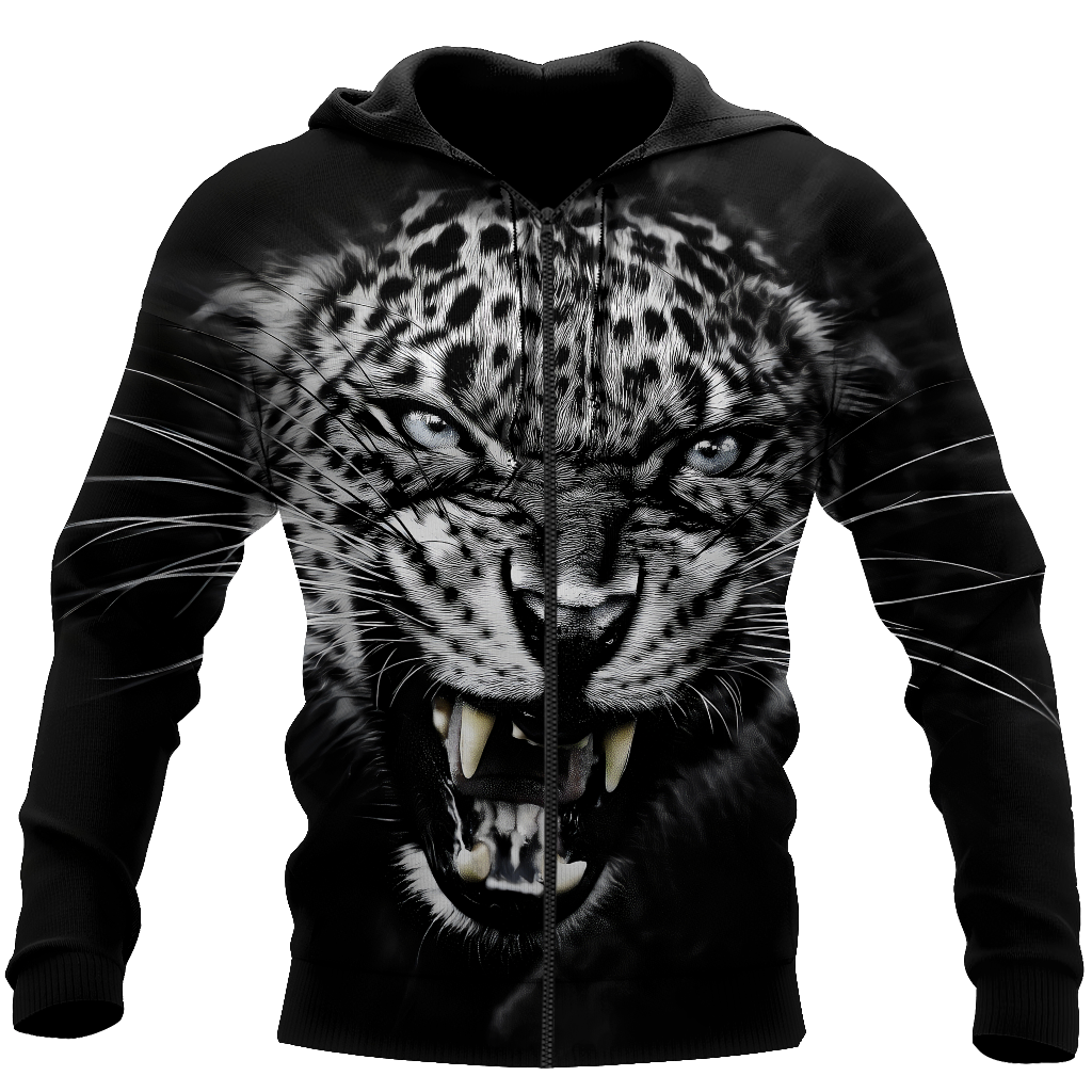 Jaguar  Back And White 3D All Over Printed Shirts For Men and Women DQB08202001