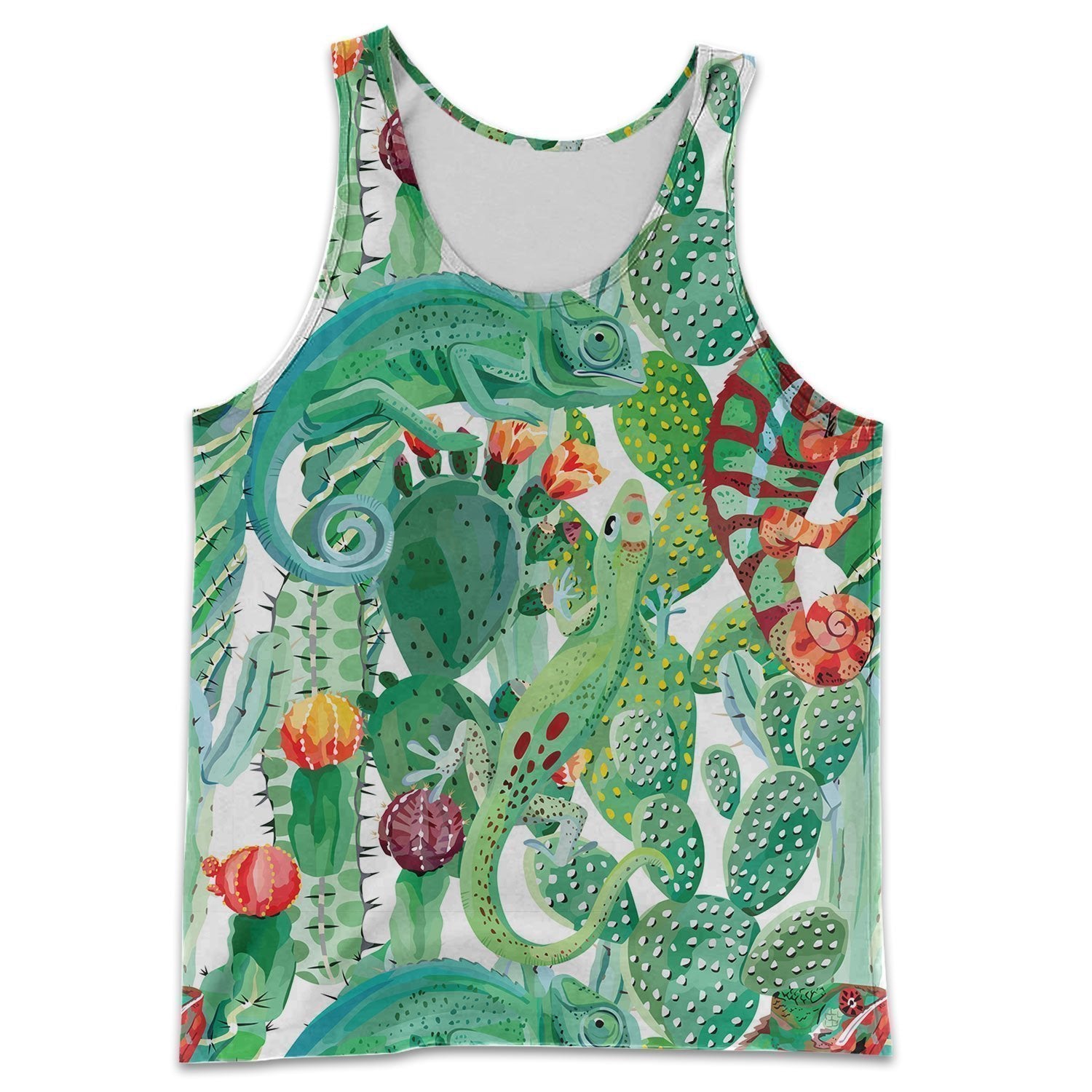 3D All Over Printed Cactus And Gecko Shirts-Apparel-NTH-Hoodie-S-Vibe Cosy™