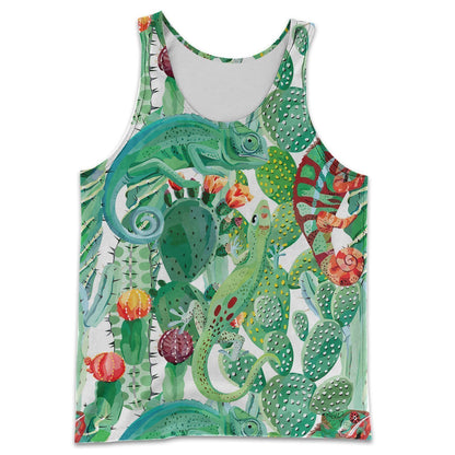 3D All Over Printed Cactus And Gecko Shirts-Apparel-NTH-Hoodie-S-Vibe Cosy™