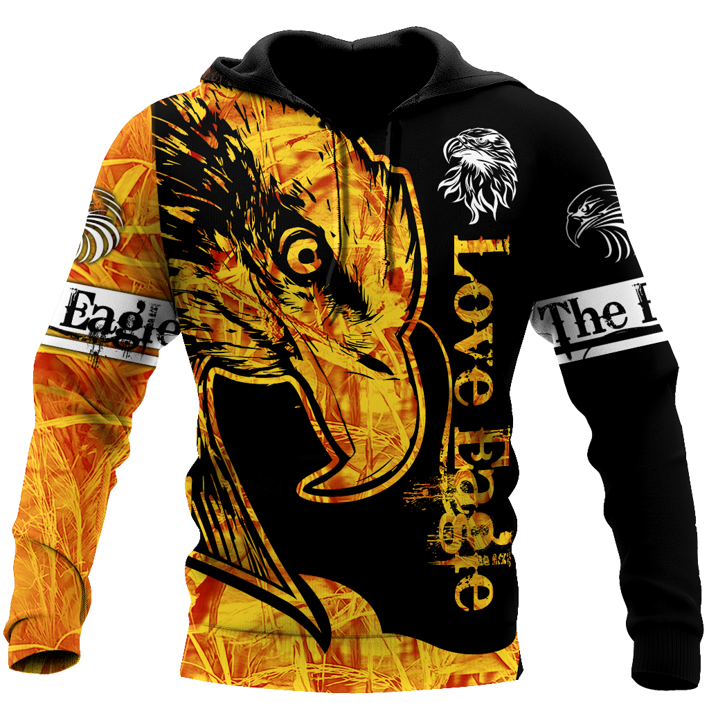 Eagle 3D All Over Printed Shirts For Men & Women-Apparel-TA-Hoodie-S-Vibe Cosy™