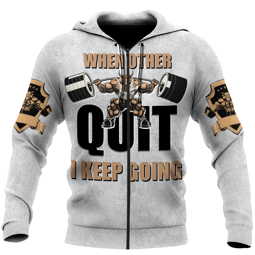 Passion of a bodybuilder 3d all over printed for man and women QB05282006-Apparel-PL8386-Zipped Hoodie-S-Vibe Cosy™