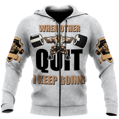 Passion of a bodybuilder 3d all over printed for man and women QB05282006-Apparel-PL8386-Zipped Hoodie-S-Vibe Cosy™