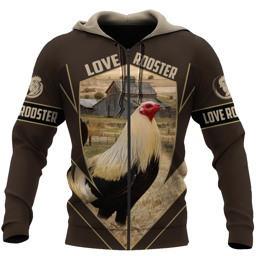 Premium Rooster 3D All Over Printed Unisex Shirts