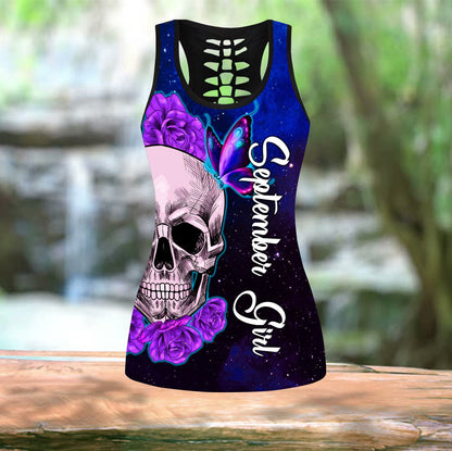 September Girl-Skull Combo Tank Top + Legging DQB08152001