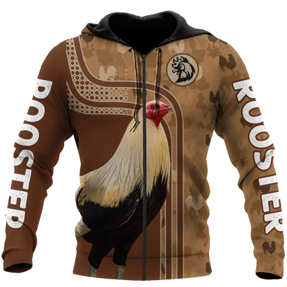 Premium Rooster 3D All Over Printed Unisex Shirts
