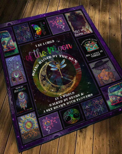 Child Of The Moon Raised By The Sun Quilt MEI