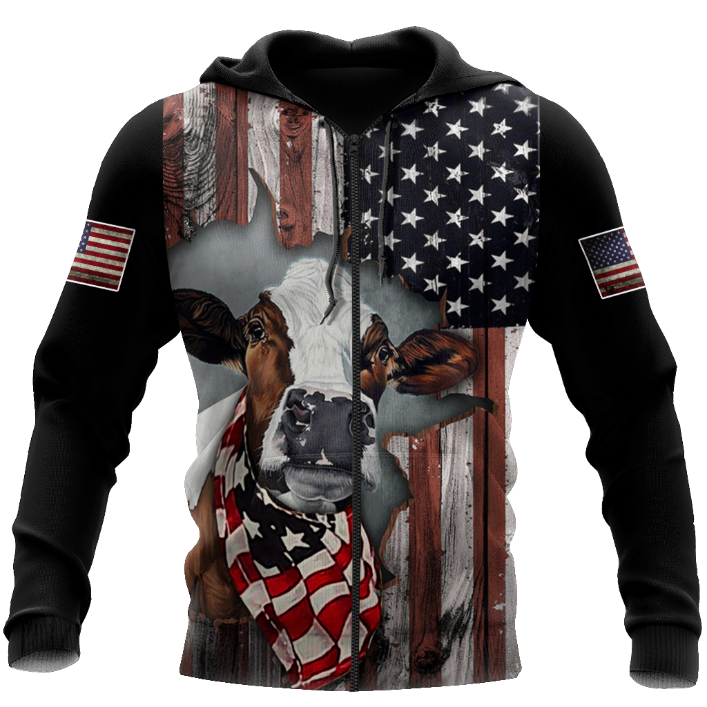 Cow 3d hoodie shirt for men and women TNA10262002