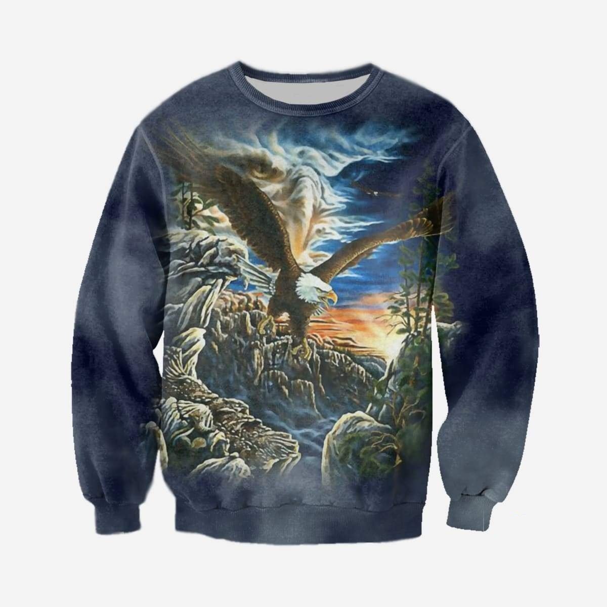 3D All Over Printed Eagle Clothes-Apparel-Phaethon-Sweatshirt-S-Vibe Cosy™