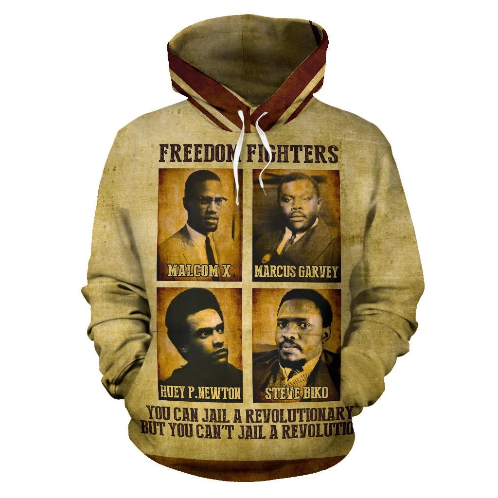 African Hoodie - Africa Black Civil Leaders-ALL OVER PRINT HOODIES-HPArt-Men-S-Black-Vibe Cosy™