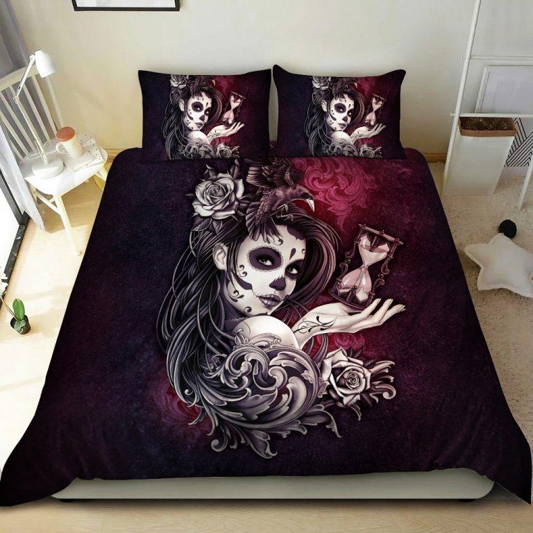 Sugar Skull Bedding Set TA0706205-Quilt-TA-Twin-Vibe Cosy™