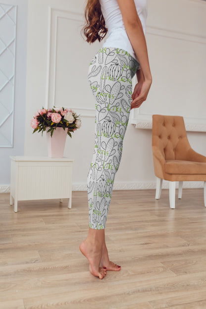 3D All Over Printing Like Green Cacti Legging-Apparel-NTH-Hoodie Dress-S-Vibe Cosy™