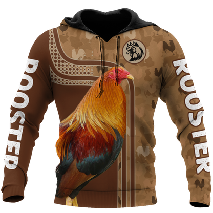 Premium Rooster 3D All Over Printed Unisex Shirts
